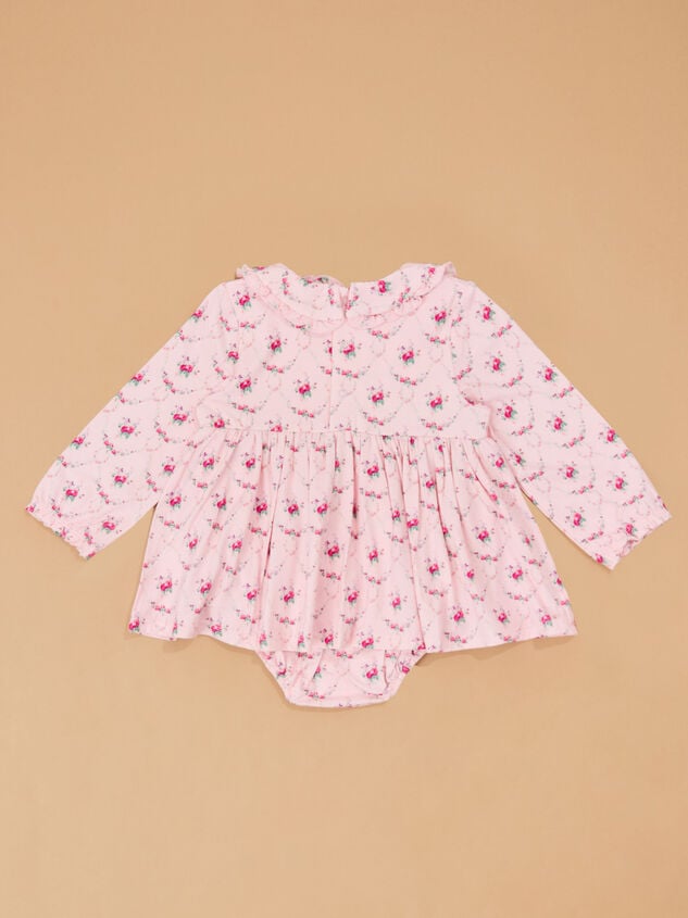 Lidia Floral Bubble Skirt Romper Detail 3 - TULLABEE