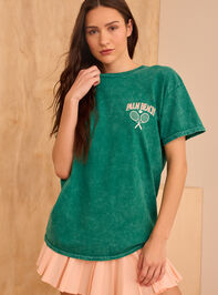 Palm Beach Tennis Tee Detail 2 - TULLABEE