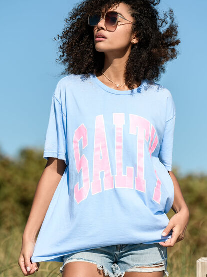 Salty Burnout Graphic Tee - TULLABEE