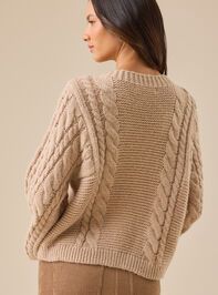 Valerie Cable-Knit Sweater Detail 4 - TULLABEE