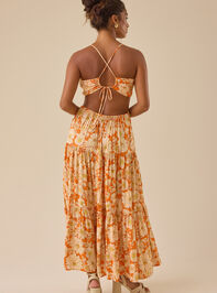 Oceania Cut-Out Maxi Dress Detail 2 - TULLABEE