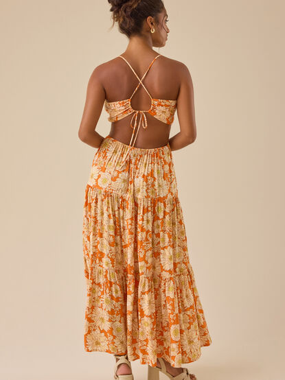 Oceania Cut-Out Maxi Dress - TULLABEE