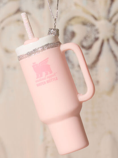 Pink Water Bottle Ornament - TULLABEE