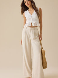 Kay Linen Trouser - TULLABEE