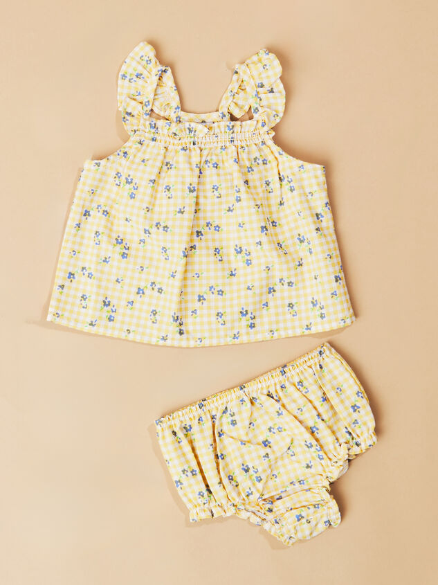 Ginger Gingham Top and Bloomer Set by Mud Pie - TULLABEE