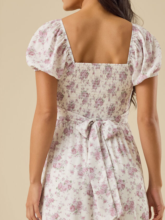 Lottie Maxi Tie Dress Detail 4 - TULLABEE