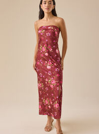 Paityn Floral Strapless Maxi Dress - TULLABEE