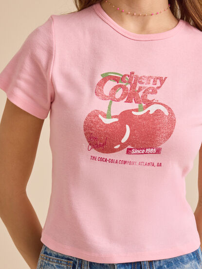 Cherry Coke Baby Tee - TULLABEE