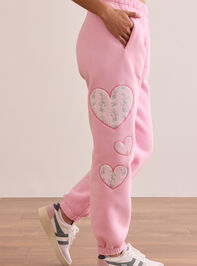 All My Love Lounge Joggers Detail 4 - TULLABEE