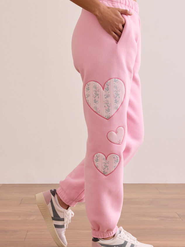 All My Love Lounge Joggers Detail 4 - TULLABEE