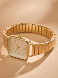 Square Face Stretch Watch - TULLABEE