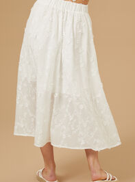 Stacey Embroidered Midi Skirt Detail 3 - TULLABEE
