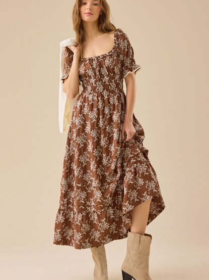 Aura Floral Maxi Dress - TULLABEE