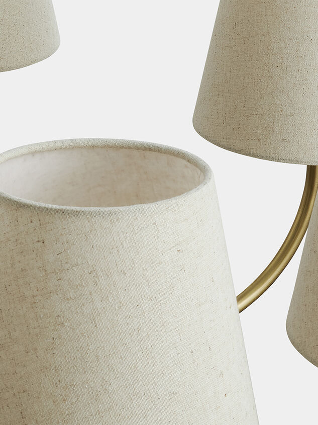 Delanney Linen Chandelier Detail 5 - TULLABEE
