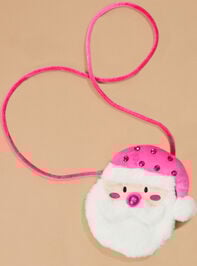 Santa Light Up Purse by Mud Pie Detail 3 - TULLABEE