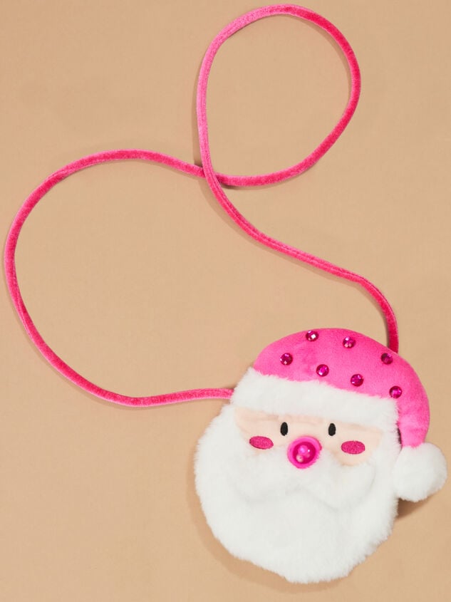 Santa Light Up Purse by Mud Pie Detail 3 - TULLABEE