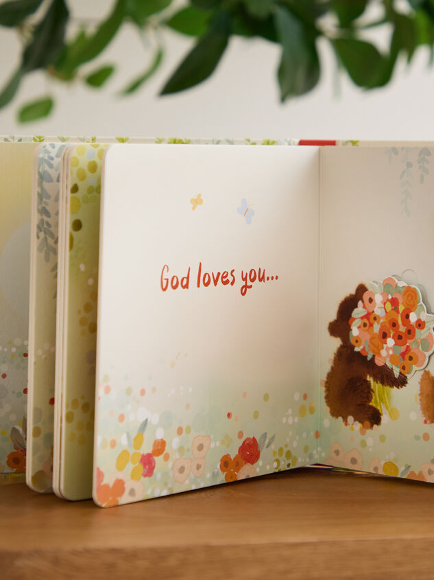 God Loves You Bear Book Detail 3 - TULLABEE