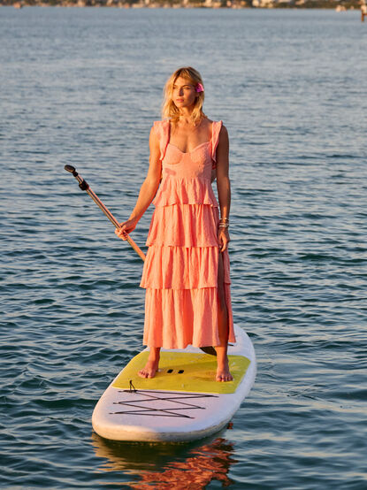 Roxanne Layered Maxi Dress - TULLABEE