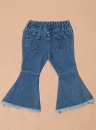 Mallie Baby Denim Flares Detail 2 - TULLABEE