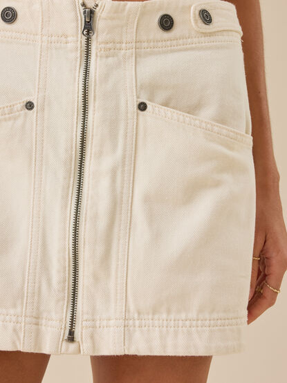 Keri Denim Mini Skirt - TULLABEE