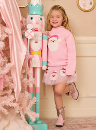 Sequin Santa Tutu Skirt by Mudpie - TULLABEE