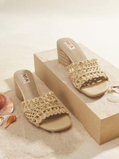 Isla Woven Heels - TULLABEE