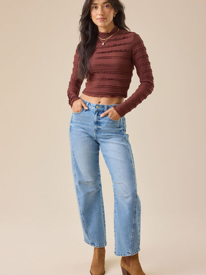 Helena Lace Fitted Top - TULLABEE