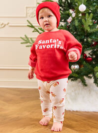 Santa's Favorite Graphic Sweatshirt - TULLABEE