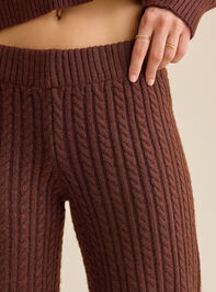 Chaya Cable Pant Detail 2 - TULLABEE