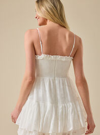 Harper Floral Mini Dress Detail 5 - TULLABEE