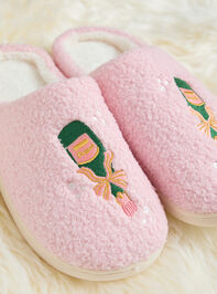 Champagne Slippers Detail 3 - TULLABEE