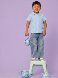 Bunny Hop Button Down Shirt - TULLABEE