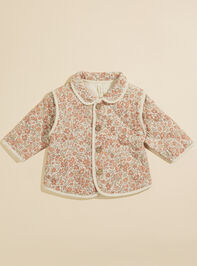 Clover Floral Quilted Jacket by Quincy Mae - TULLABEE