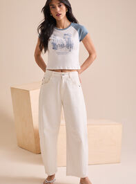 Cornelia Street Baby Tee Detail 3 - TULLABEE
