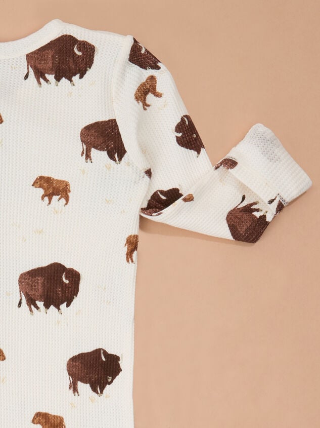 Bodie Bison Footie Detail 3 - TULLABEE