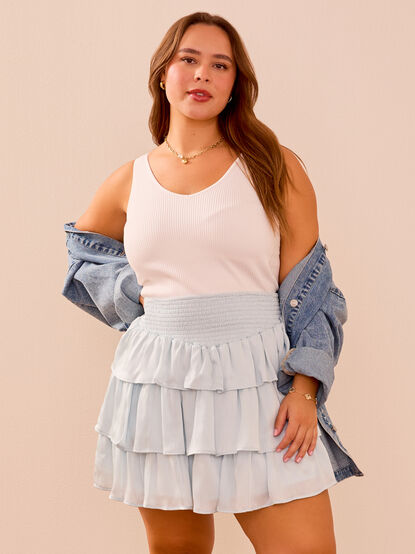 Dani Tiered Mini Skirt - TULLABEE