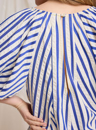 Posie Stripe Romper Detail 6 - TULLABEE