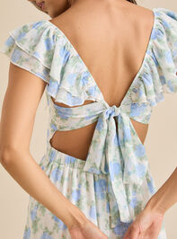 Christina Floral Maxi Dress Detail 5 - TULLABEE