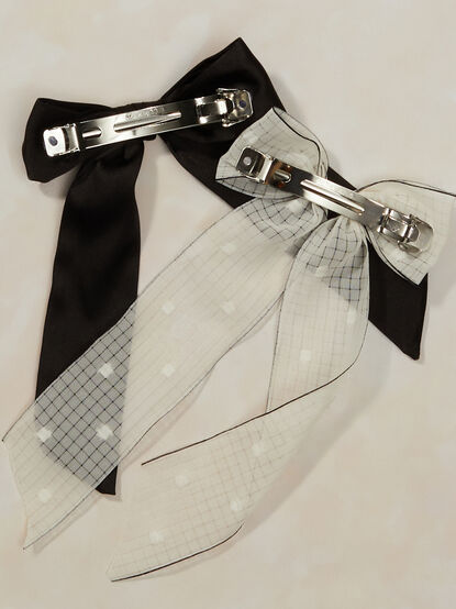Clip Dot & Satin Bow Pack - TULLABEE