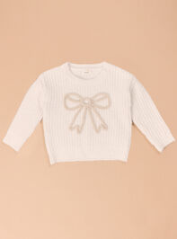 Autumn Bow Stitch Sweater - TULLABEE