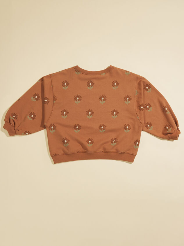 Brielle Floral Sweatshirt by Rylee + Cru Detail 2 - TULLABEE