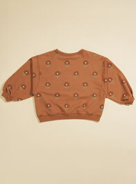 Brielle Floral Sweatshirt by Rylee + Cru Detail 2 - TULLABEE