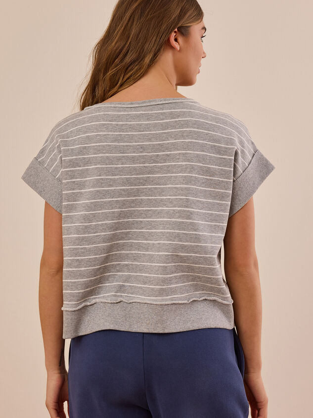 Easy Days Stripe Crew Detail 4 - TULLABEE