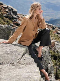 Jasmine Oversized Suede Blazer - TULLABEE