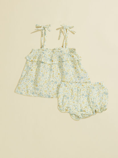 Melanie Floral Top and Bloomer Set - TULLABEE