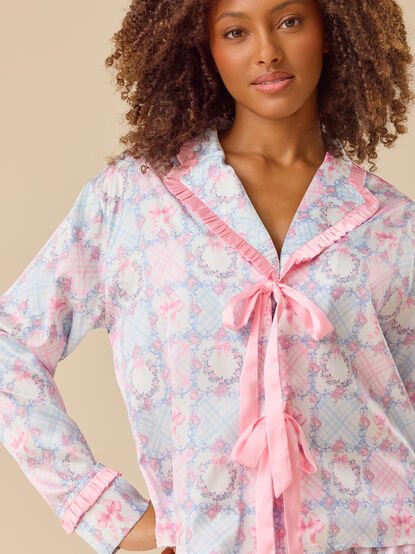Isabelle Tie-Front Sleep Top - TULLABEE