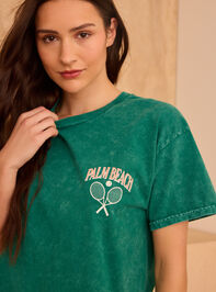 Palm Beach Tennis Tee Detail 5 - TULLABEE