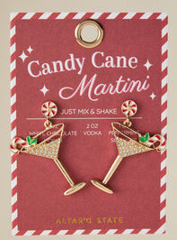 Candy Cane Tini Dangle Earring - TULLABEE