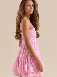 Harper Floral Mini Dress Detail 2 - TULLABEE