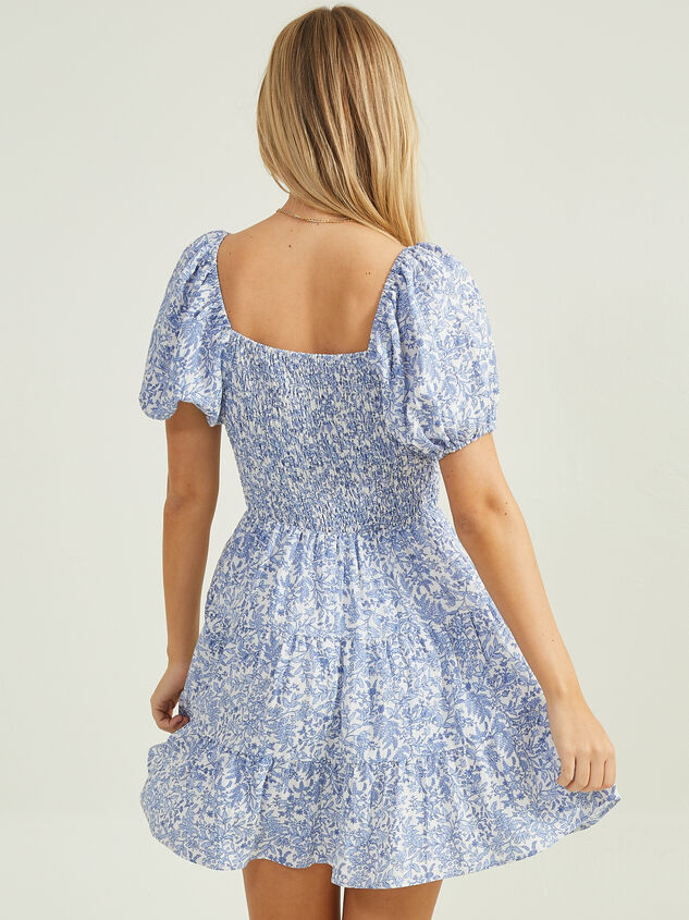 Evelyn Floral Mama Dress Detail 4 - TULLABEE